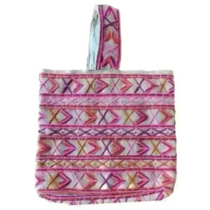 Vintage Burlap Tote Bag 1960s-1970s New
Without Tags!